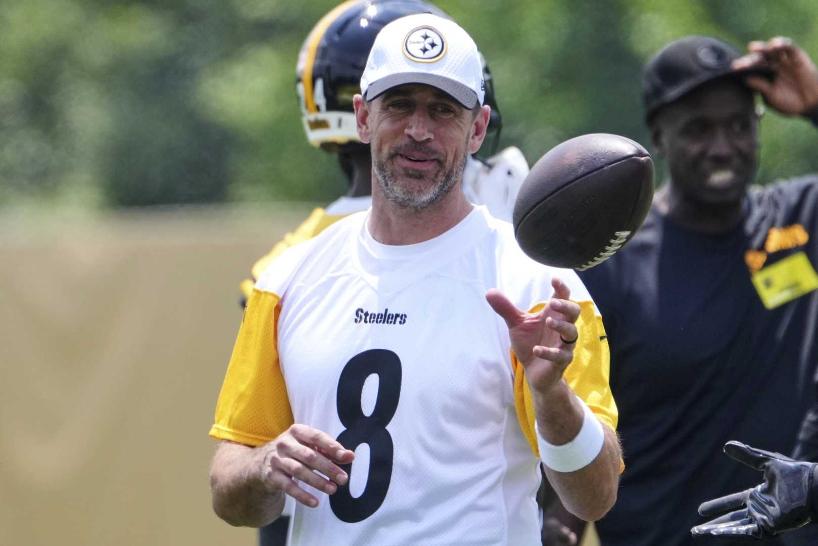 Ryan Clark Aaron Rodgers Steelers Training Camp