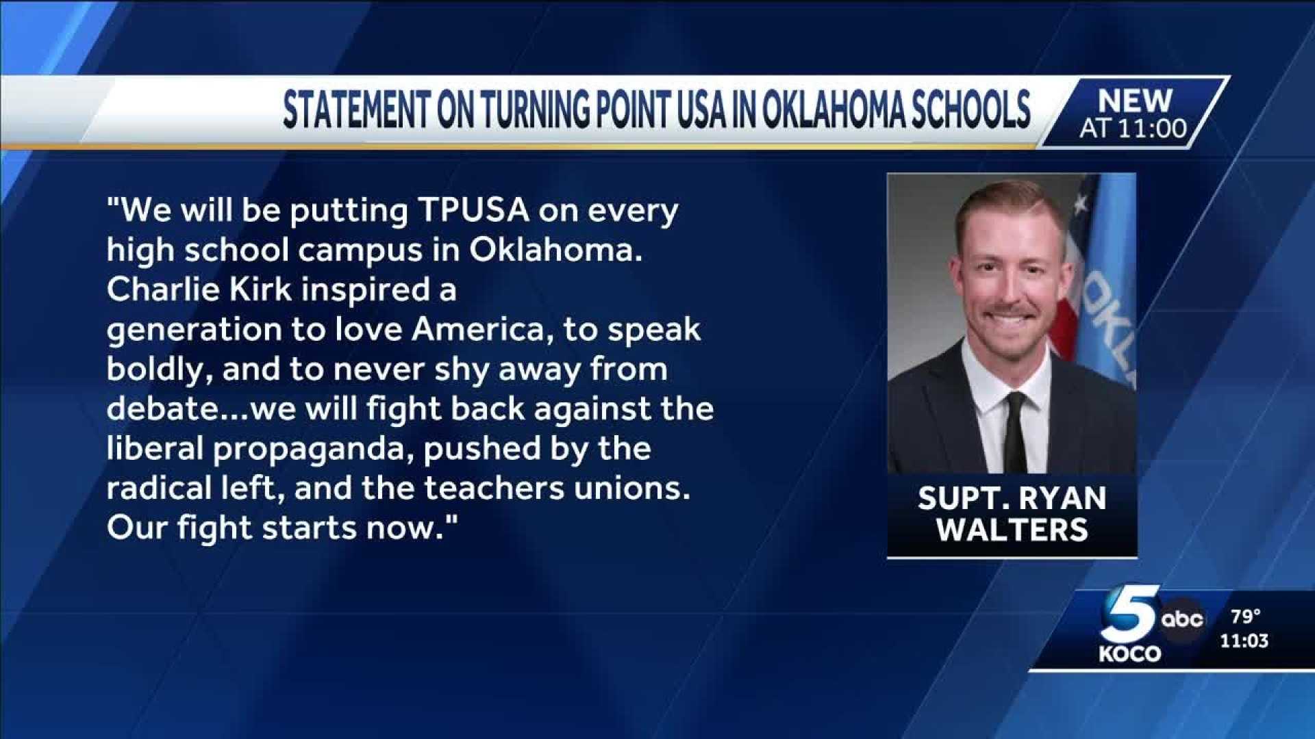 Ryan Walters Turning Point Usa Announcement