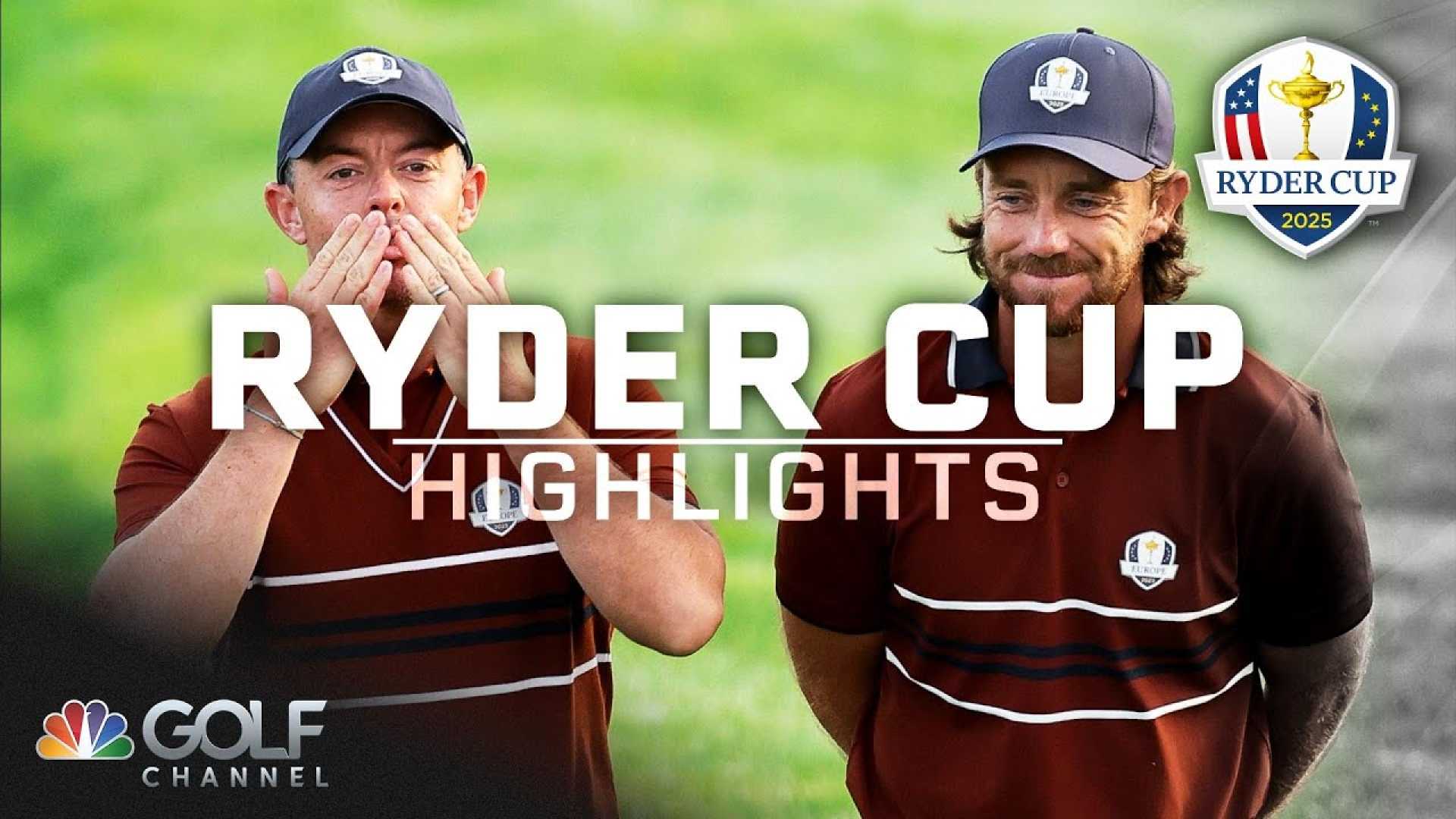 Ryder Cup 2025 Golf Tournament Highlights