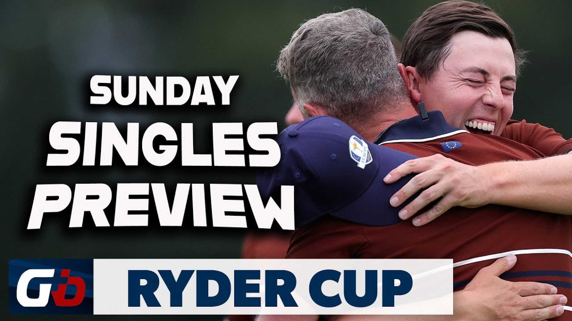 Ryder Cup 2025 Matchup Sunday