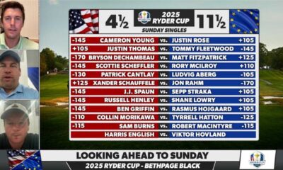 Ryder Cup Sunday Singles Golf
