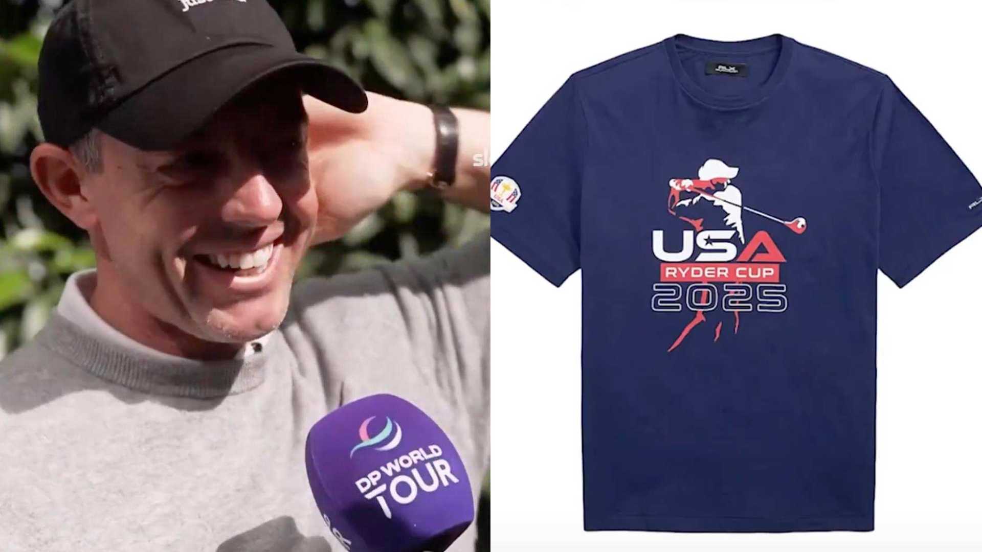 Ryder Cup T Shirt Rory Mcilroy
