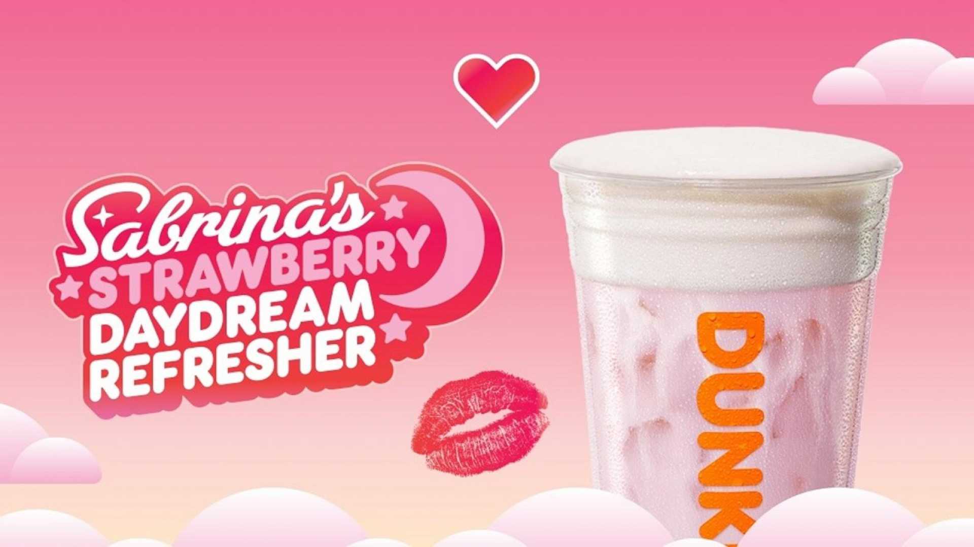Sabrina Carpenter Dunkin' Daydream Refreshers