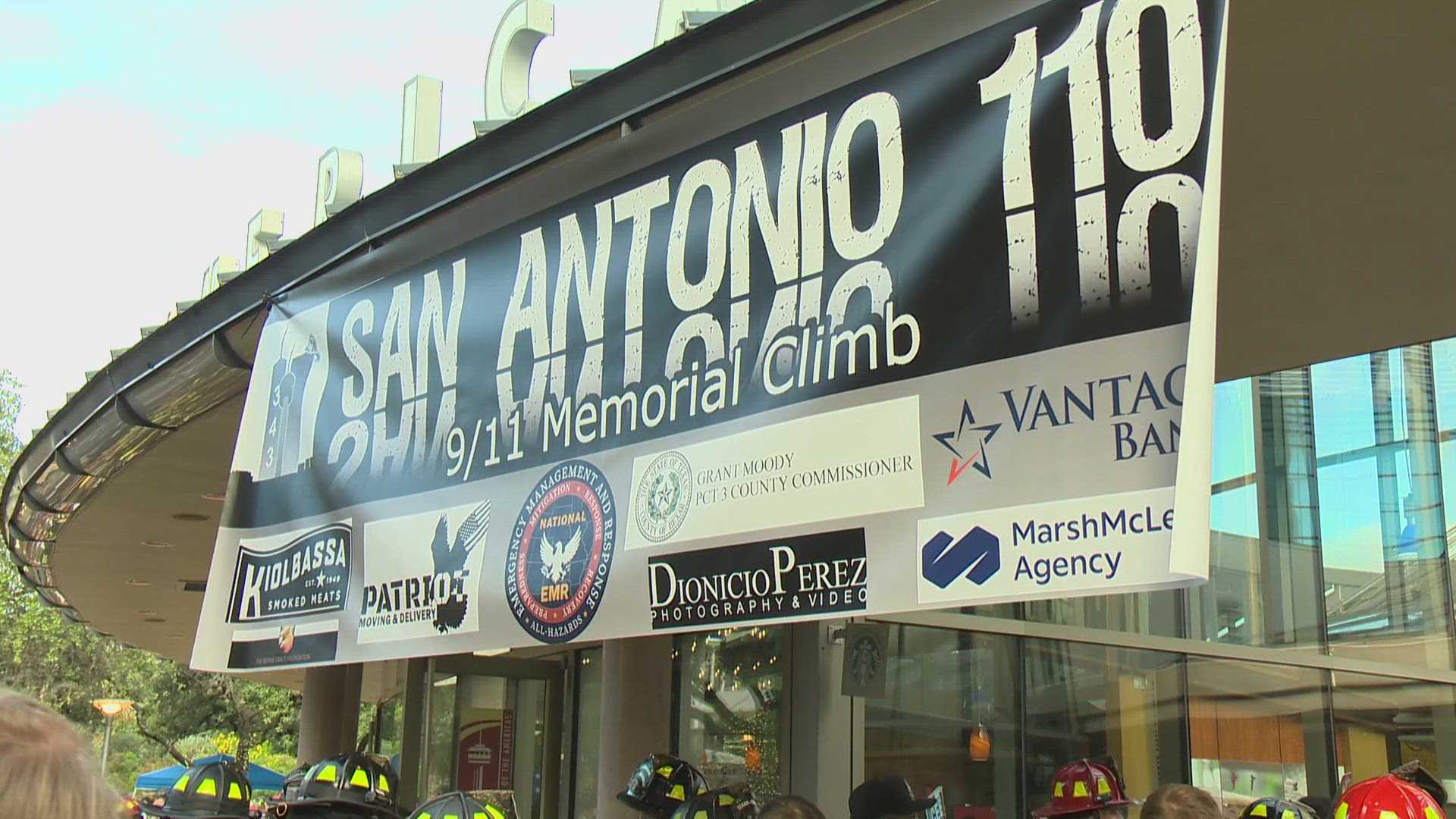 San Antonio 9/11 Memorial Climb At Alamodome