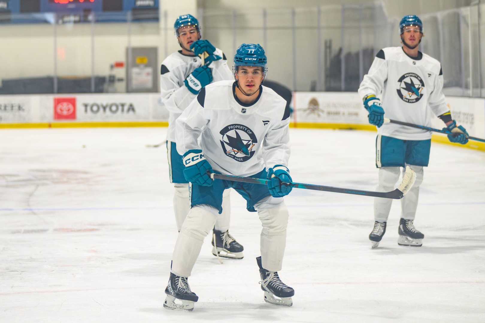 San Jose Sharks Anaheim Ducks Rookie Faceoff