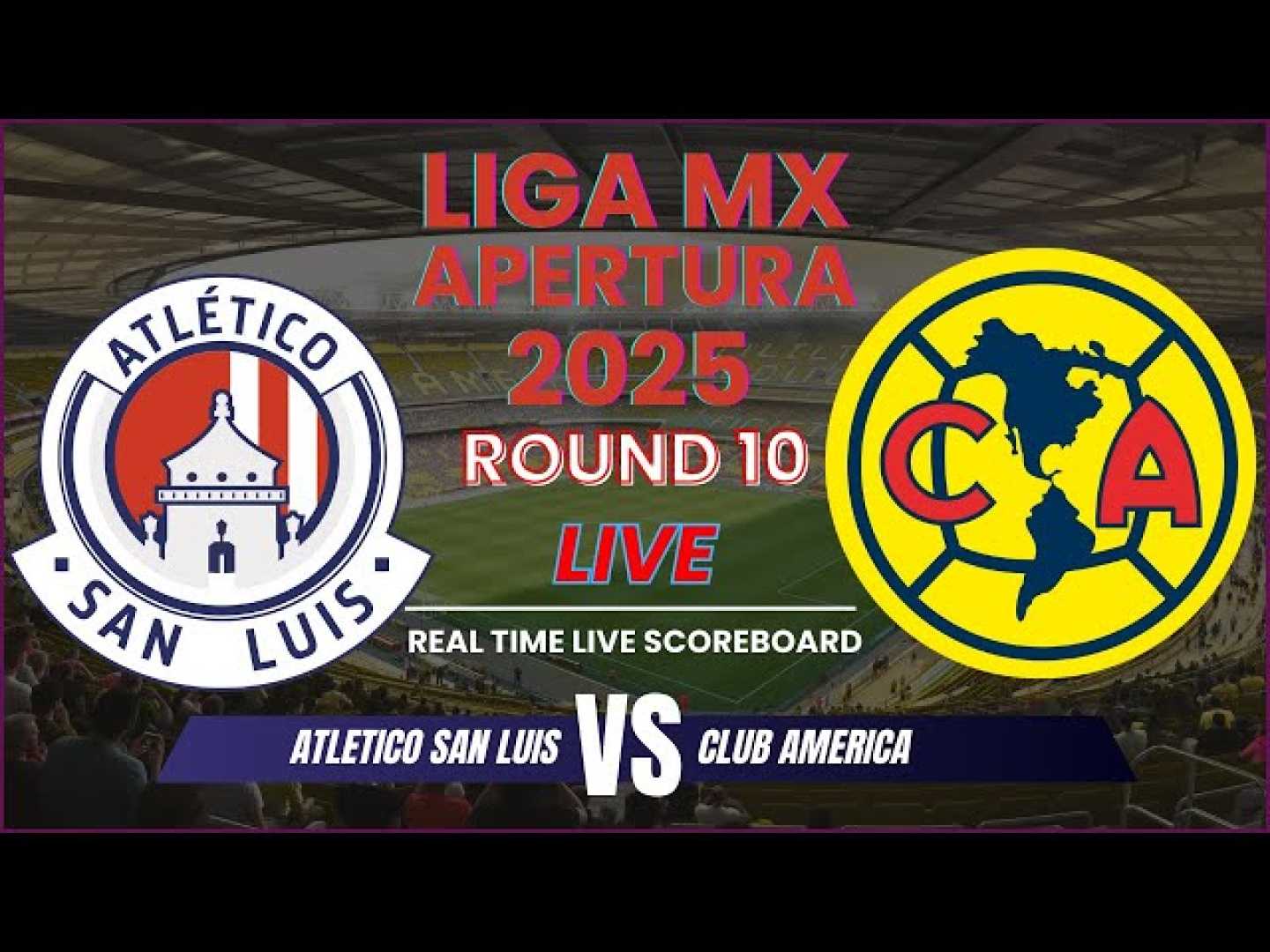 San Luis Vs America Liga Mx September 2025