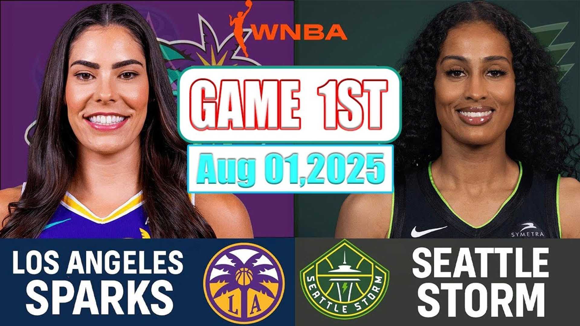 Seattle Storm Vs Los Angeles Sparks Wnba Game