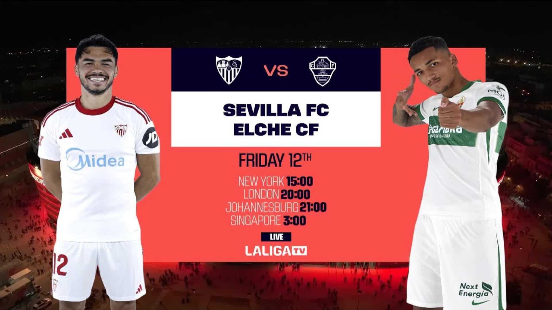 Sevilla Vs Elche Football Match