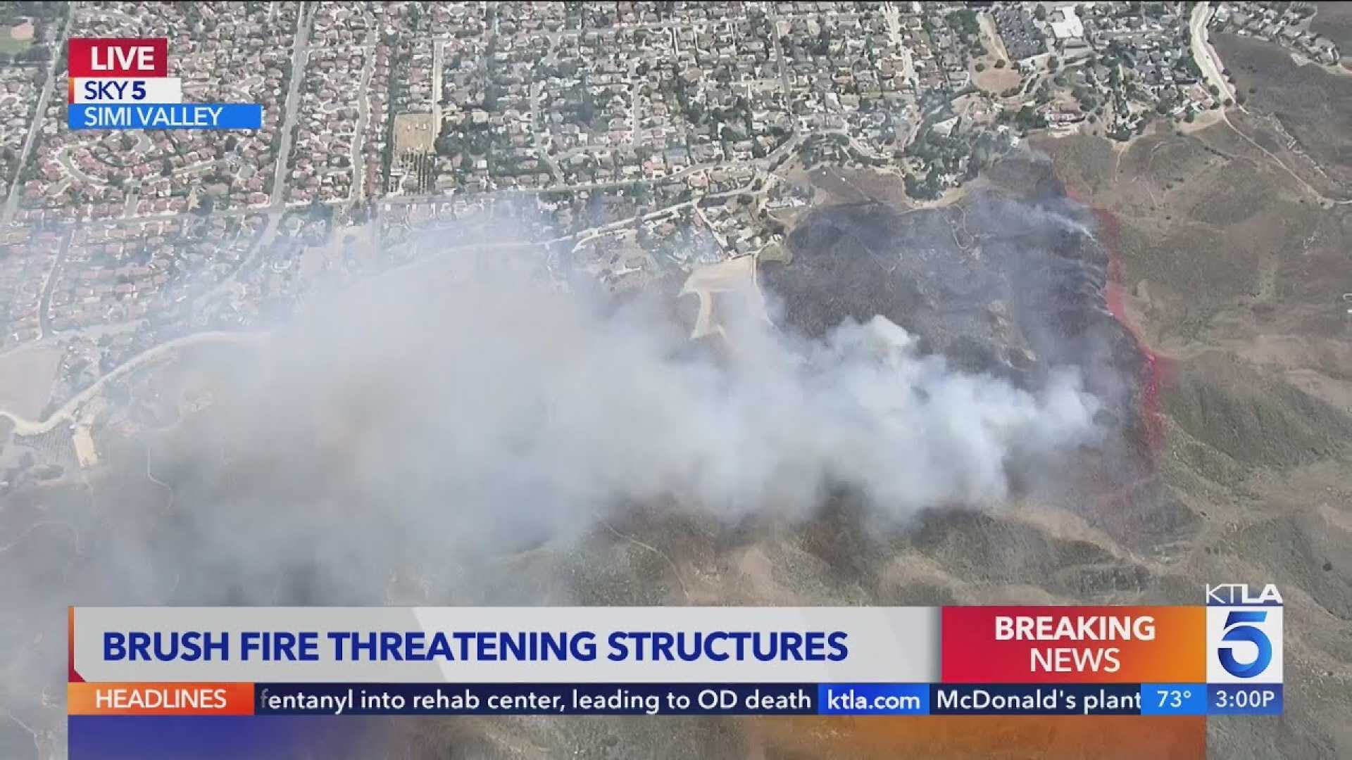 Simi Valley Brush Fire News