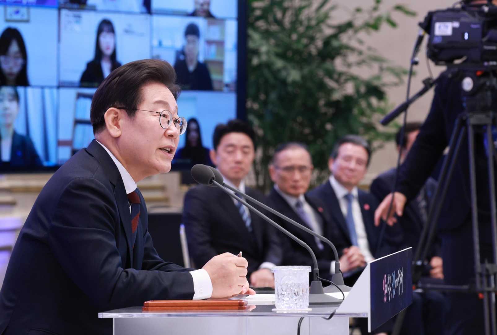 South Korean President Lee Jae Myung News Conference