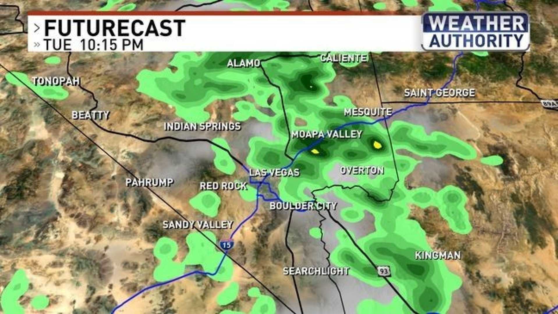Southern Nevada Thunderstorms Weather
