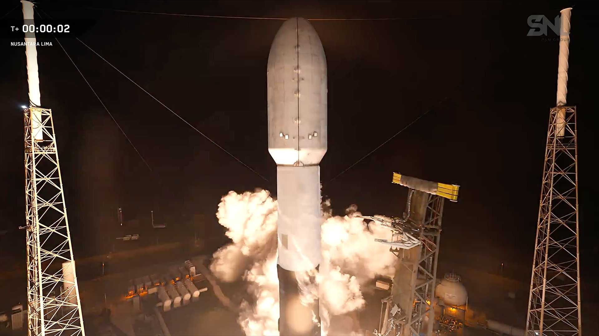 Spacex Nusantara Lima Satellite Launch