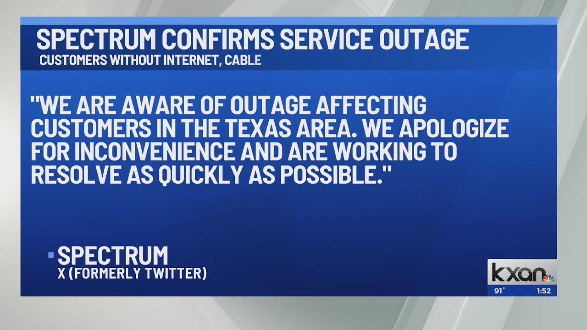 Spectrum Internet Outage Texas