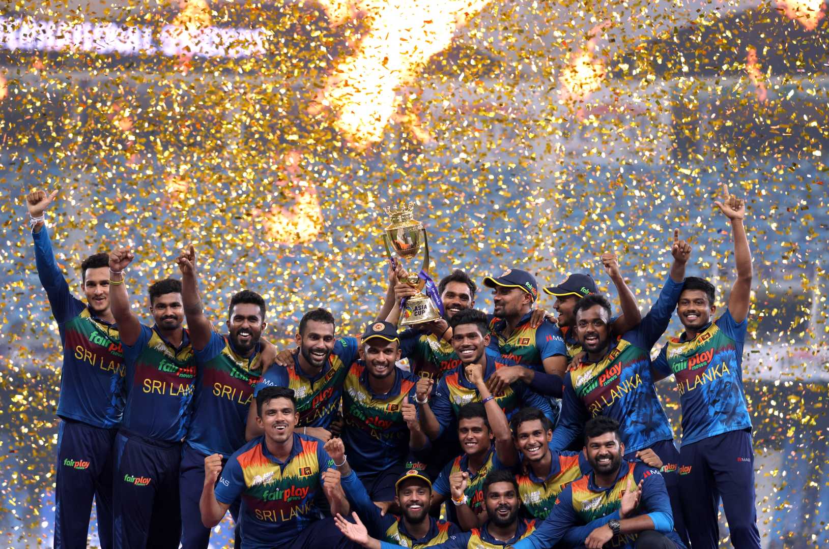 Sri Lanka Cricket Team Victory Celebration