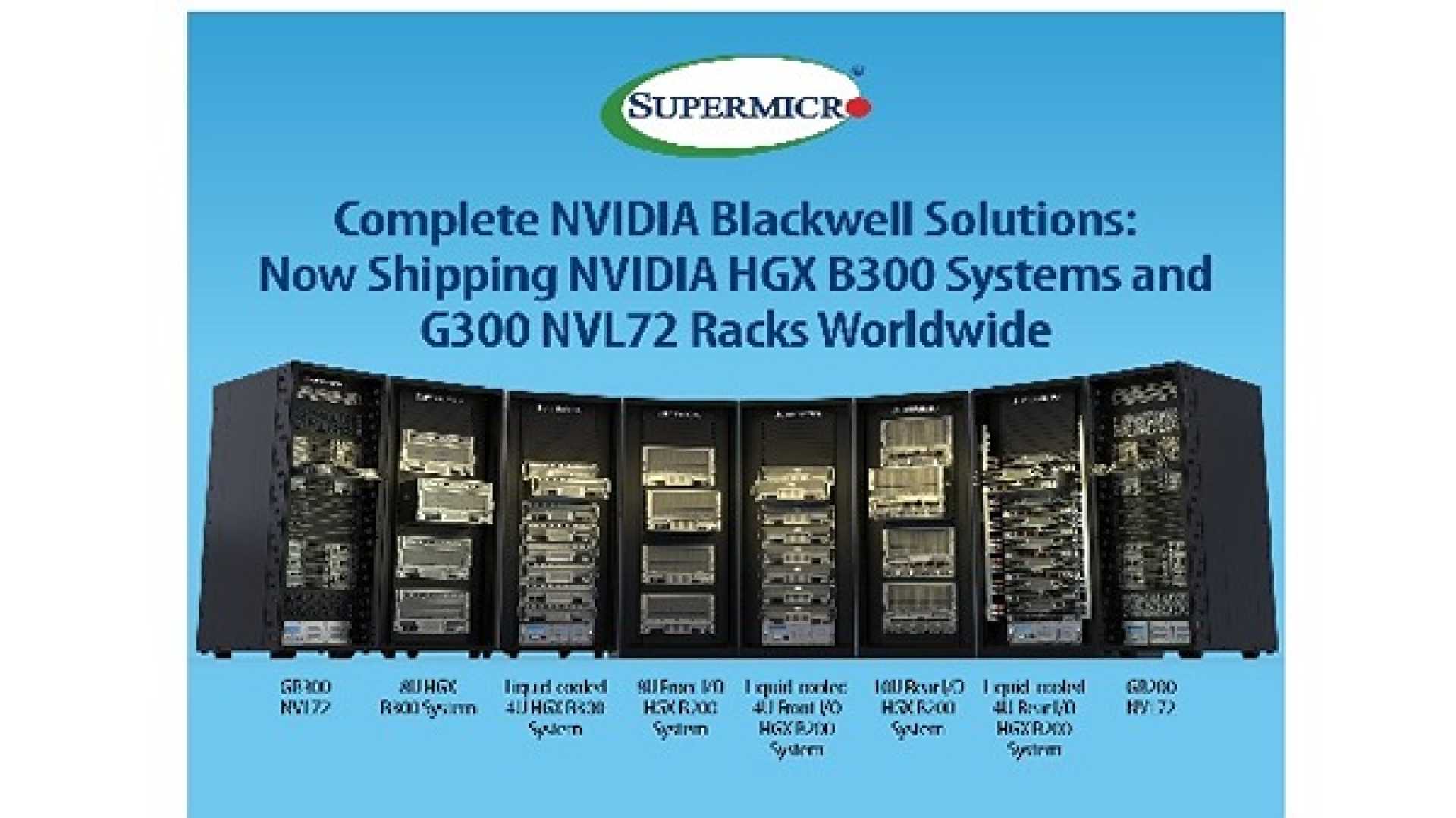 Supermicro Nvidia Blackwell Ultra Systems
