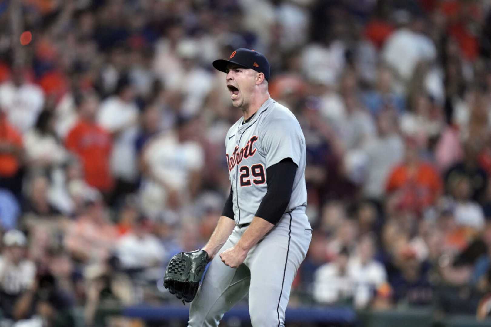 Tarik Skubal Pitching Baseball Playoffs