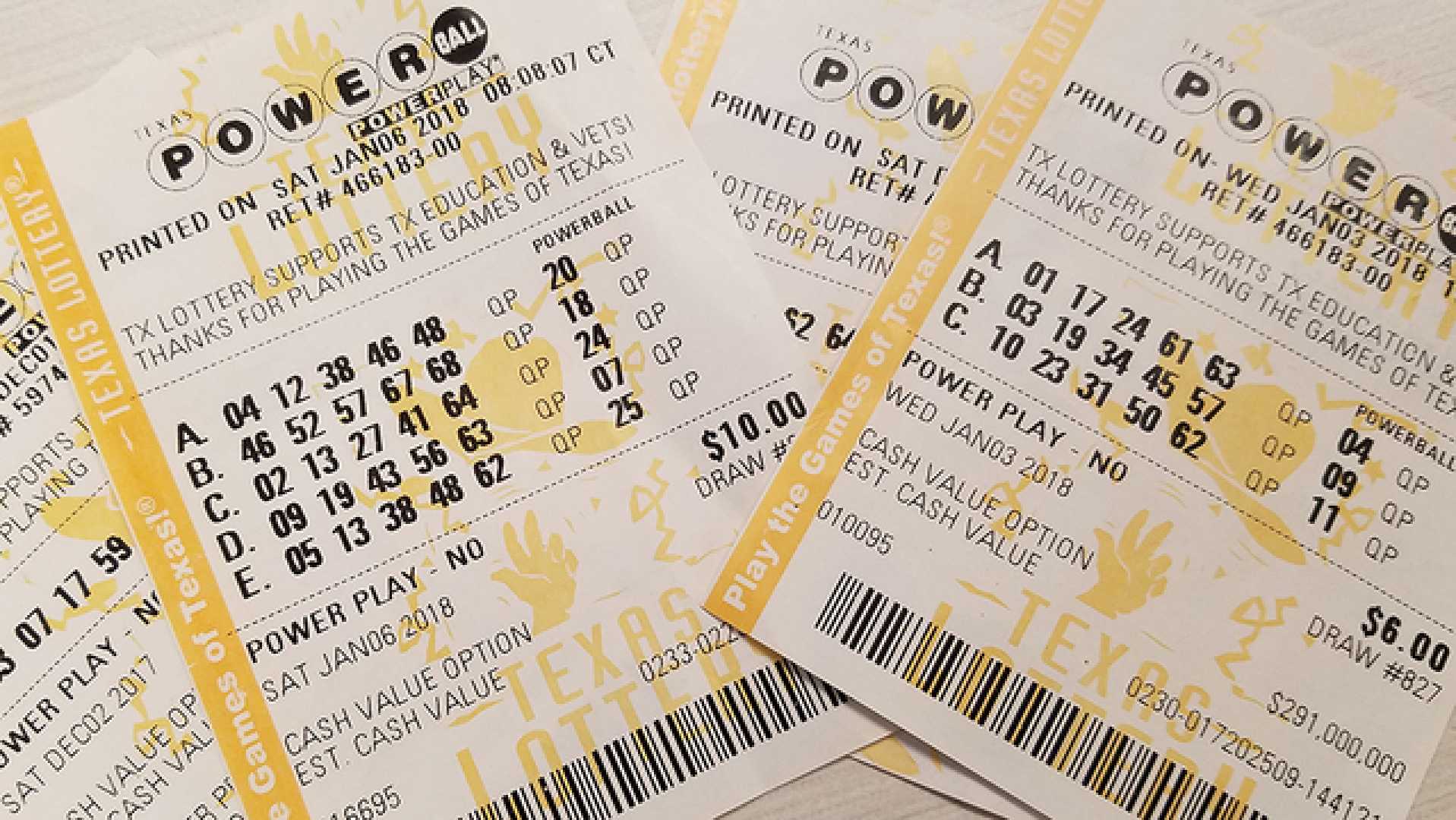 Texas Lottery Powerball Winning Tickets