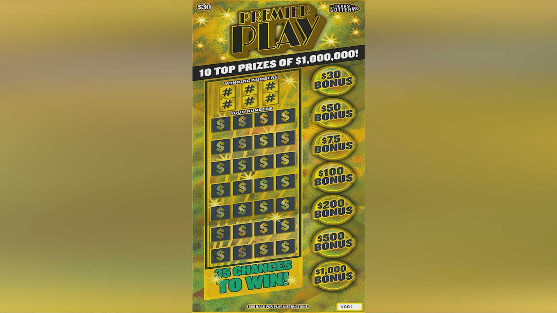 Texas Lottery Scratch Ticket Winner