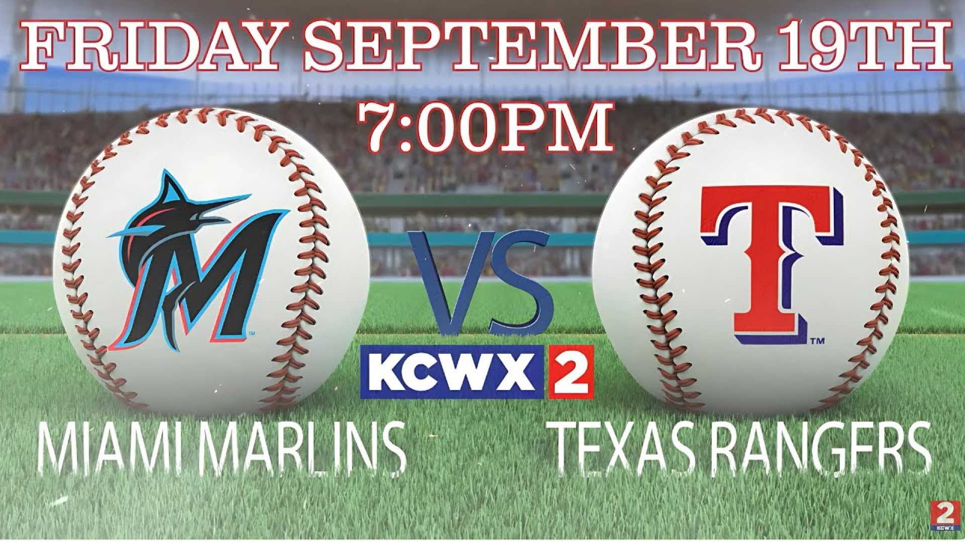 Texas Rangers And Miami Marlins Game