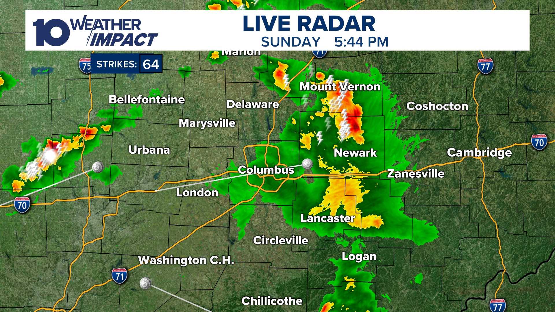 Thunderstorm Central Ohio Warning