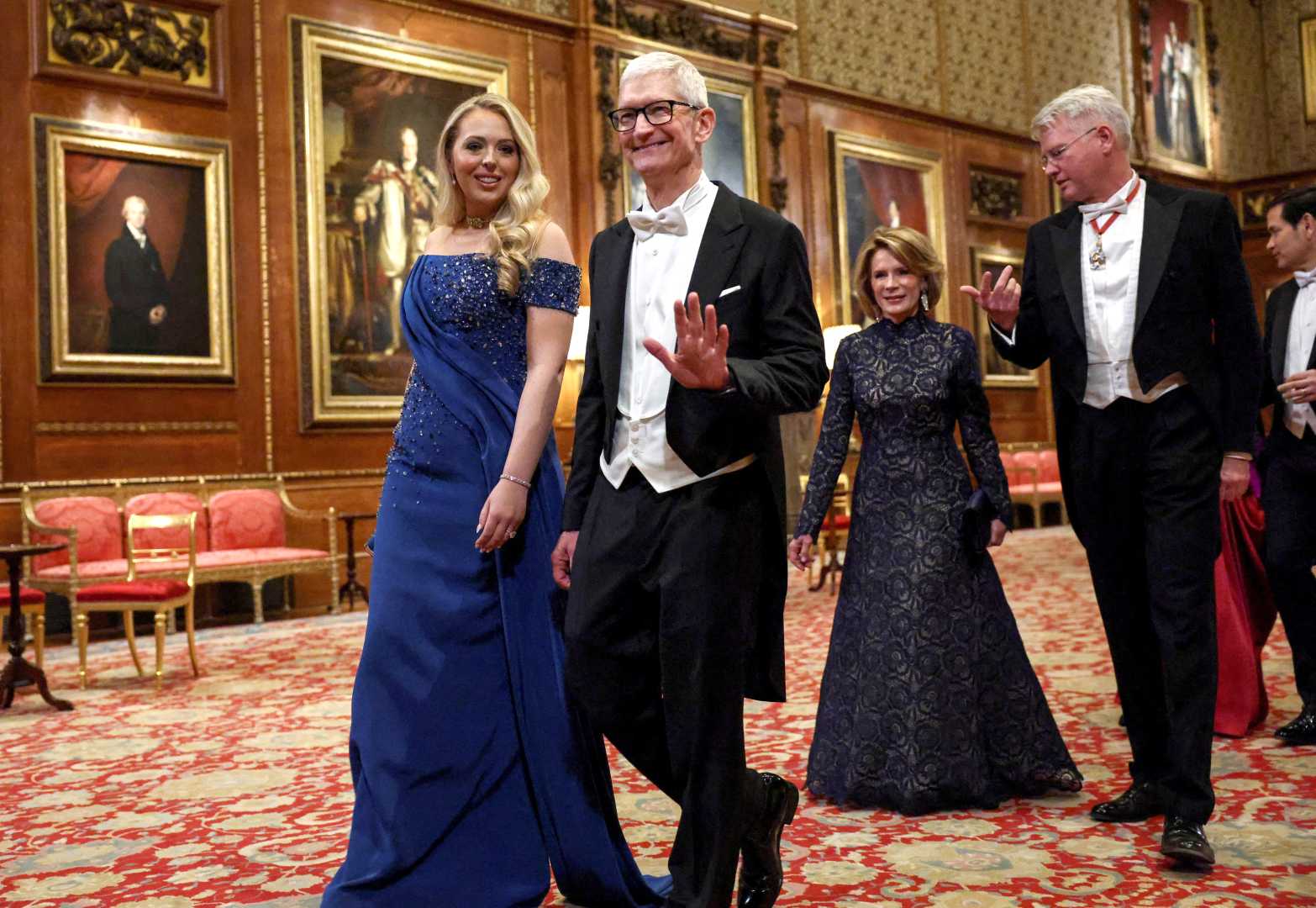 Tiffany Trump State Banquet Windsor Castle