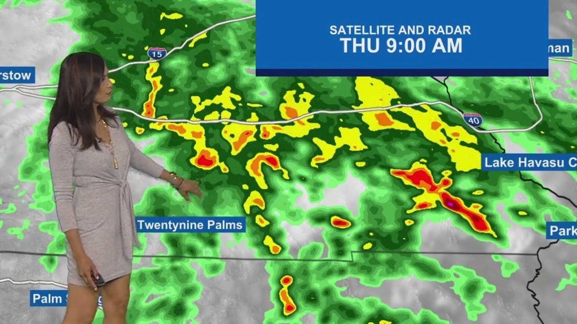 Tropical Storm Mario Rainfall Southern California