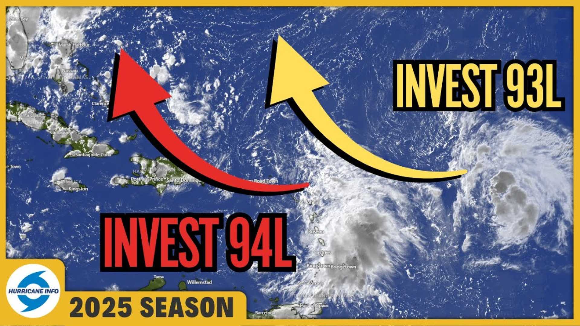 Tropical Storms Humberto And Imelda