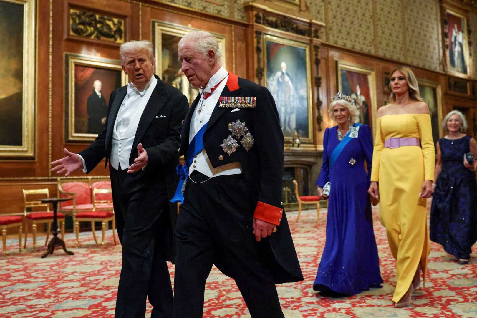 Trump King Charles Iii Windsor Castle