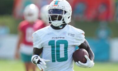 Tyreek Hill Miami Dolphins Practice