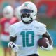 Tyreek Hill Miami Dolphins Practice