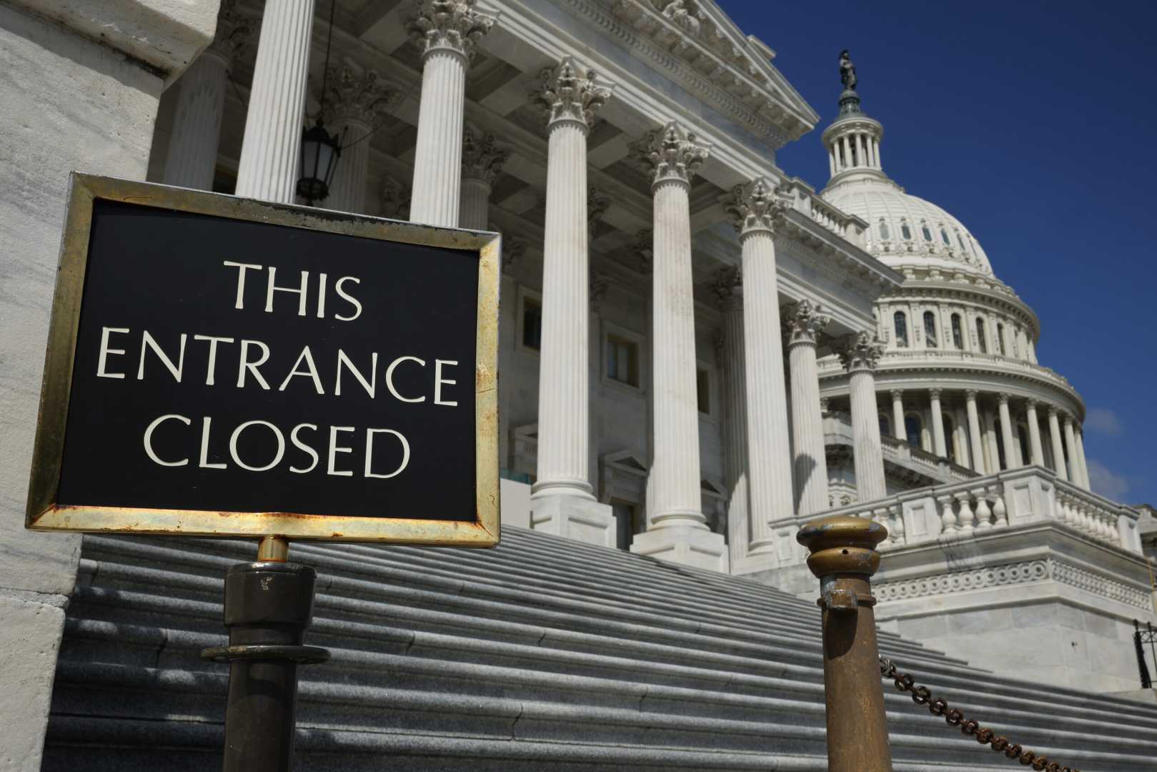 Us Capitol Building Government Shutdown