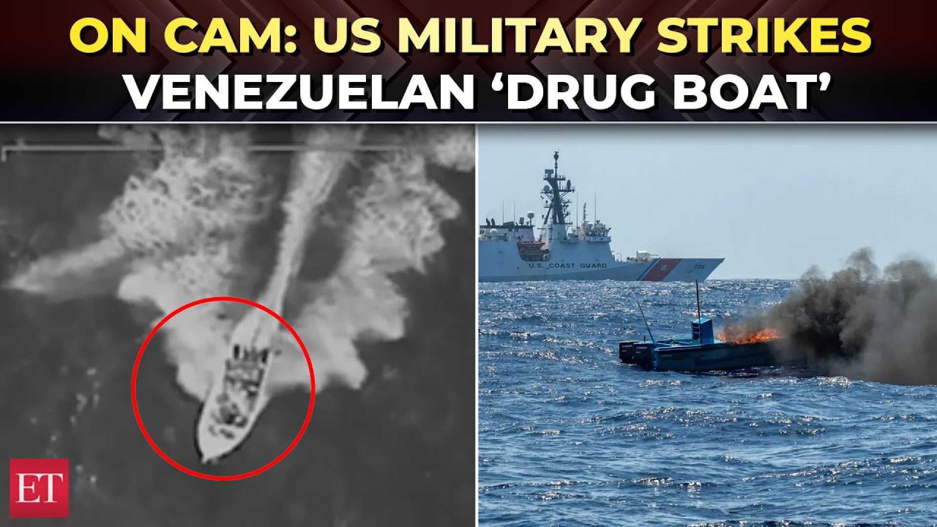 Us Military Strike Drug Boat Caribbean