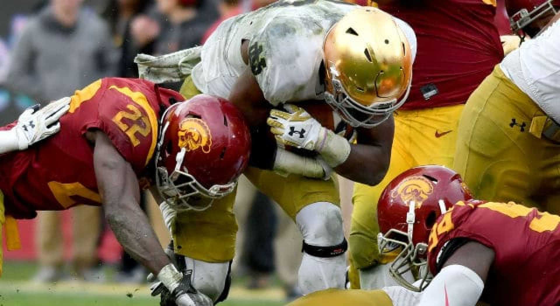 Usc Notre Dame Football Rivalry Matchup