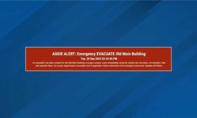 Utah State University Old Main Evacuation