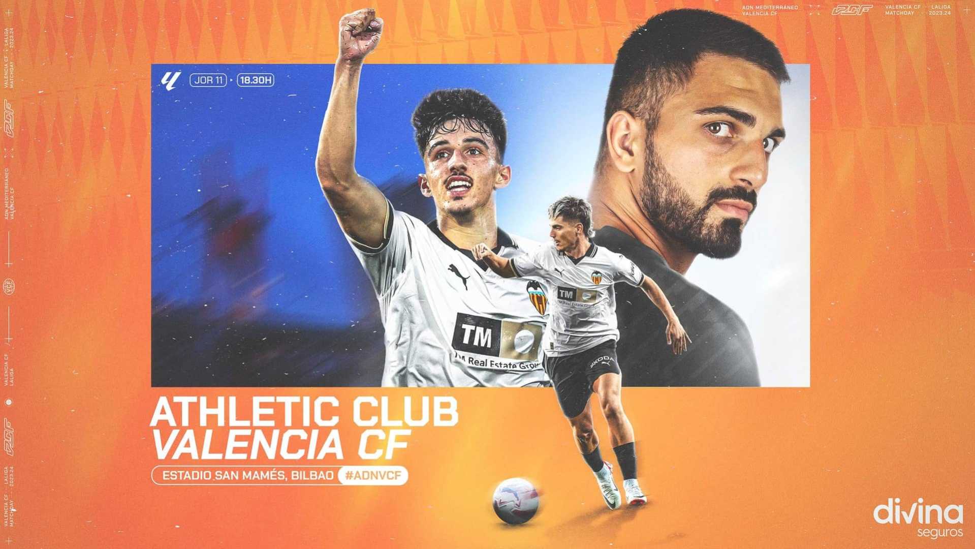 Valencia Cf Vs Athletic Club La Liga Match