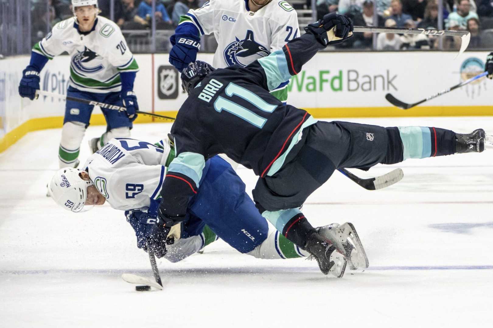 Vancouver Canucks Seattle Kraken Hockey