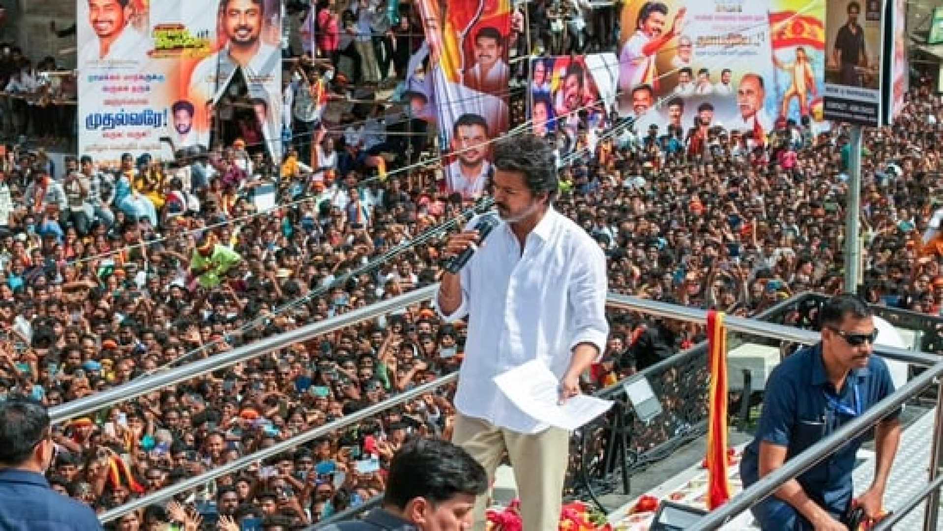 Vijay Actor Politician Tamil Nadu Rally