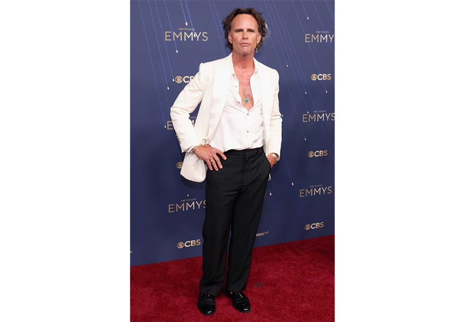 Walton Goggins Emmys Red Carpet