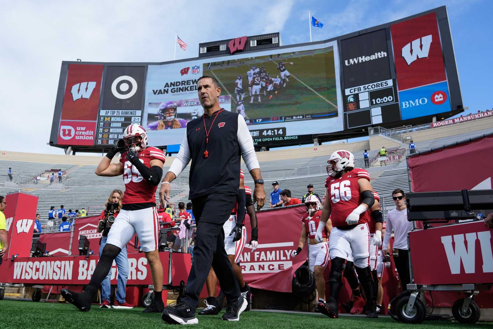 Wisconsin Badgers Football Game Maryland Terrapins