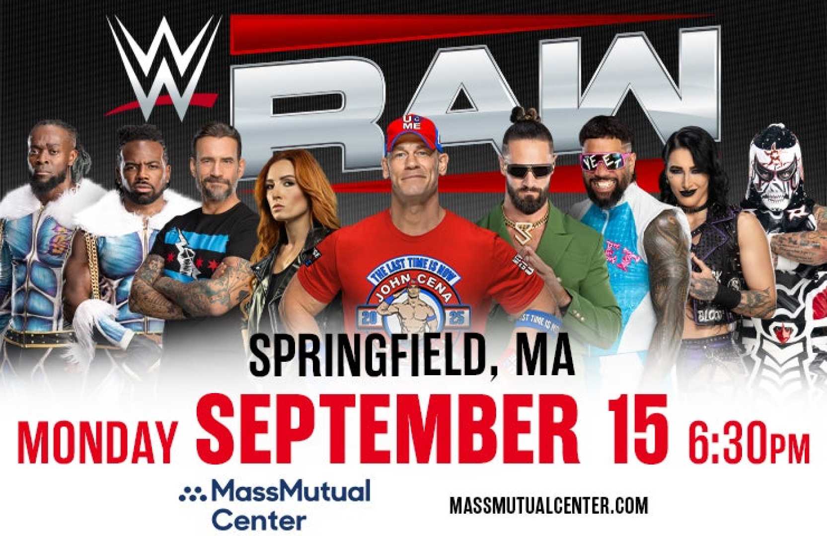 Wwe Raw Springfield Massachusetts Wrestling