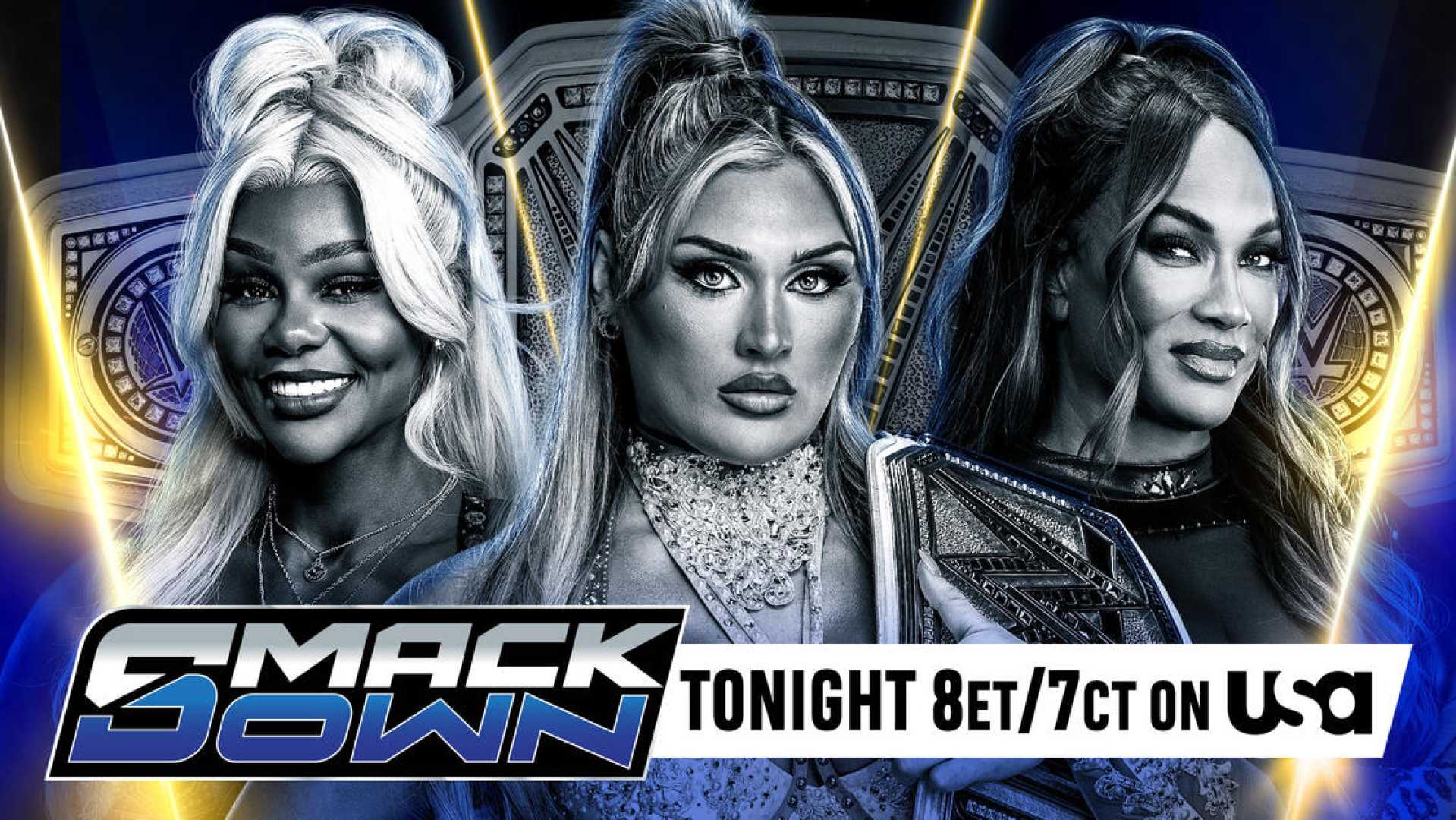 Wwe Smackdown Tiffany Stratton Jade Cargill Nia Jax