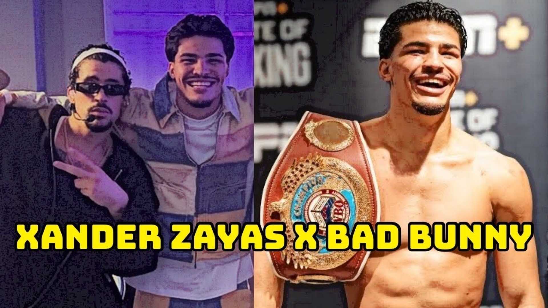 Xander Zayas Boxing Bad Bunny Marketing Deal