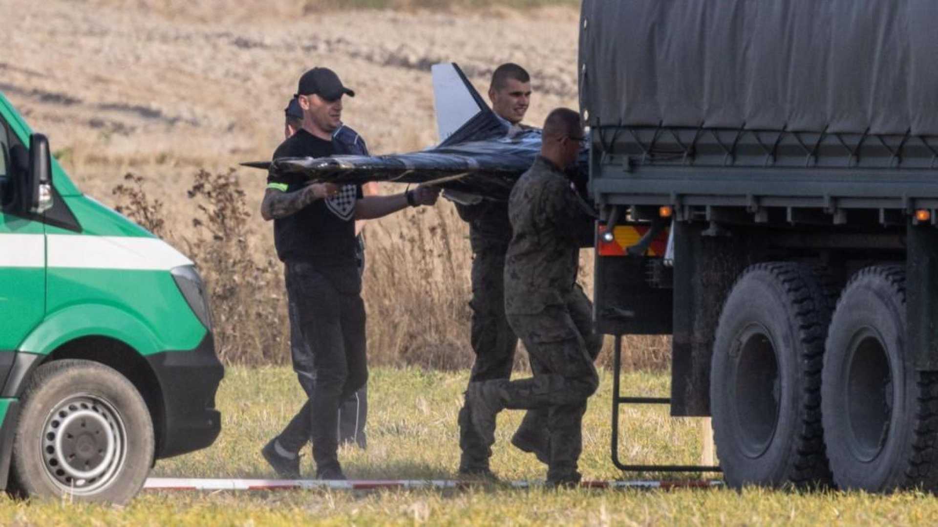 Zelensky Ukraine Drone Attack Poland