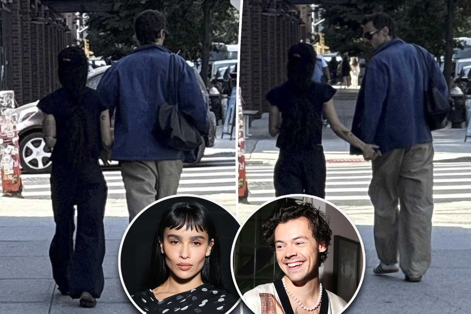 Zoë Kravitz Harry Styles Brooklyn Walk
