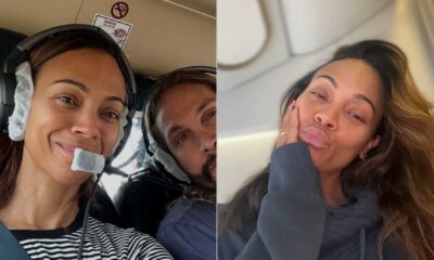Zoe Saldaña Makeup Free Selfie