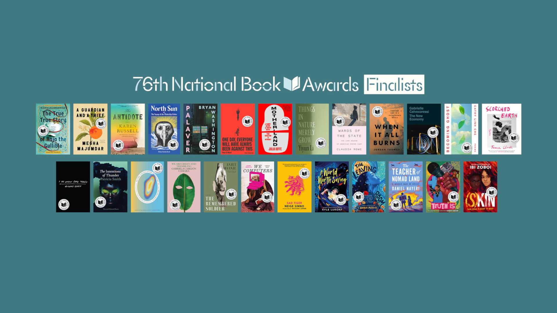 2025 National Book Awards Finalists Announcement