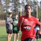 7th Grader Running League Championship Race
