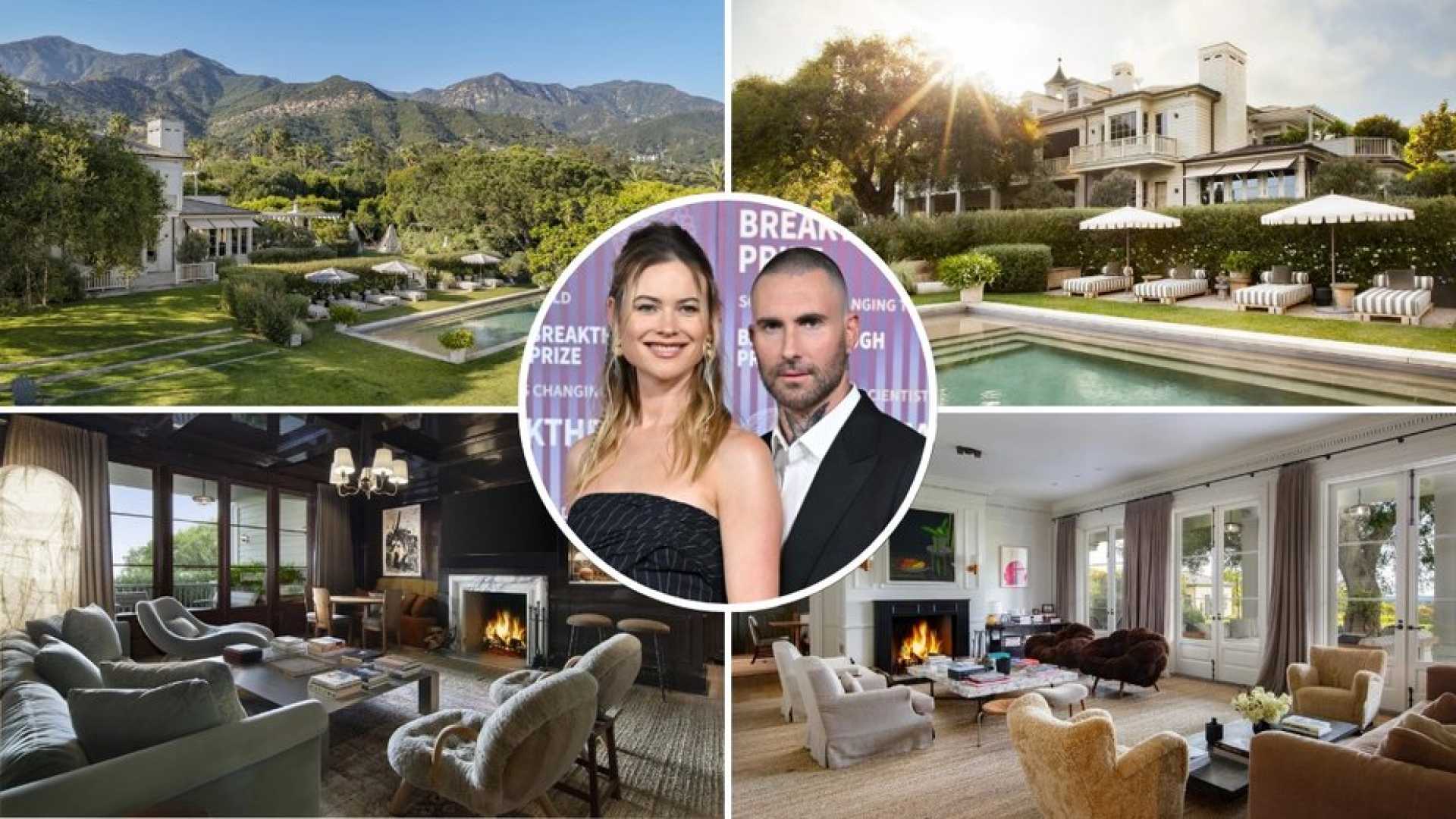 Adam Levine And Behati Prinsloo Montecito Estate