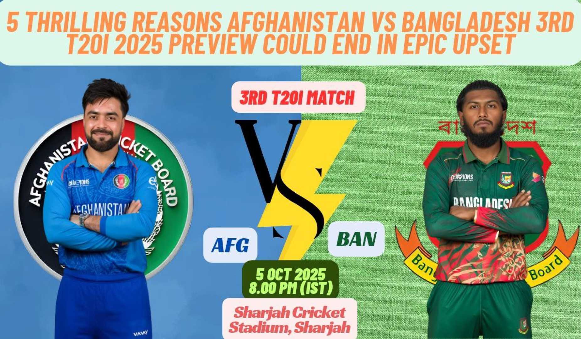 Afghanistan Vs Bangladesh Cricket October 2025