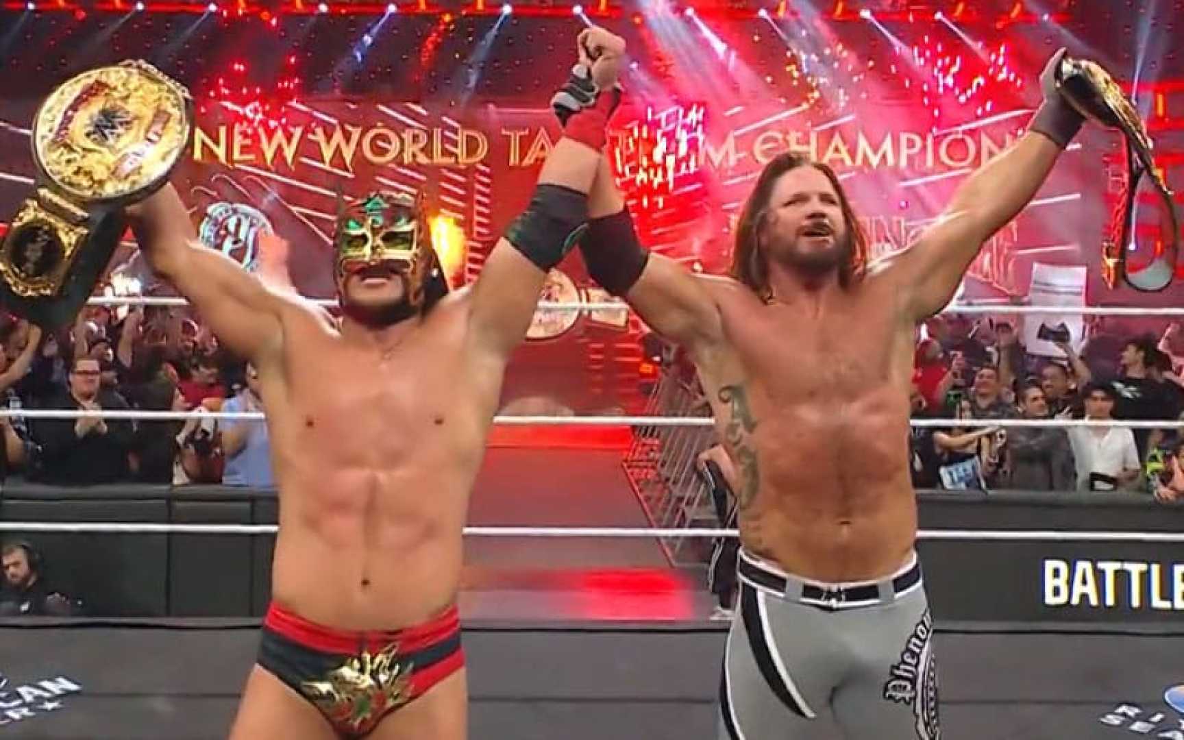 Aj Styles Dragon Lee Wwe Tag Team Title